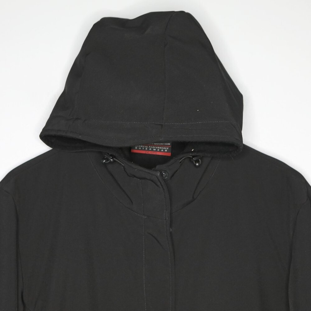 Misty Mountain Technical Outerwear Hooded Fall Jacket Black Plus Size Outdoors - Picture 6 of 14